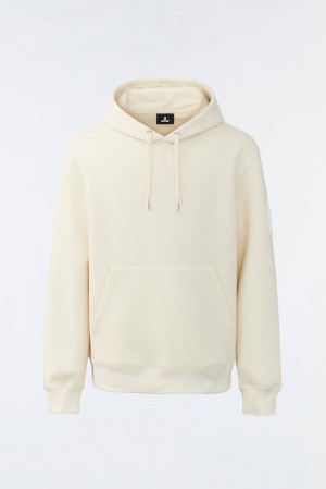 Mackage KRYS with velvet embroidery Hoodie Dam Beige | 092WYMRPZ