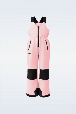 Mackage MYRON-Z Ski overalls with adjustable suspenders Byxor Barn Rosa | 231FJGOHX