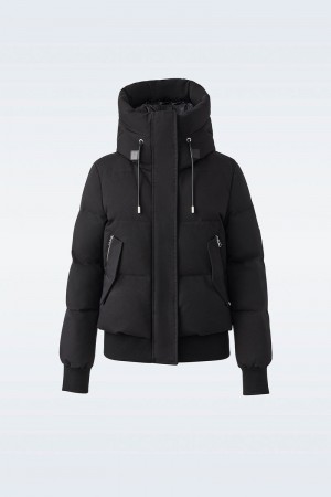 Mackage NEFI-NF Nordich tech with hood Dunjackor Dam Svarta | 054CGLWQR