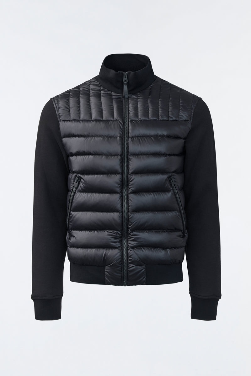 Mackage COLLIN Mixed media Bomberjacka Herr Svarta | 128OMARFY