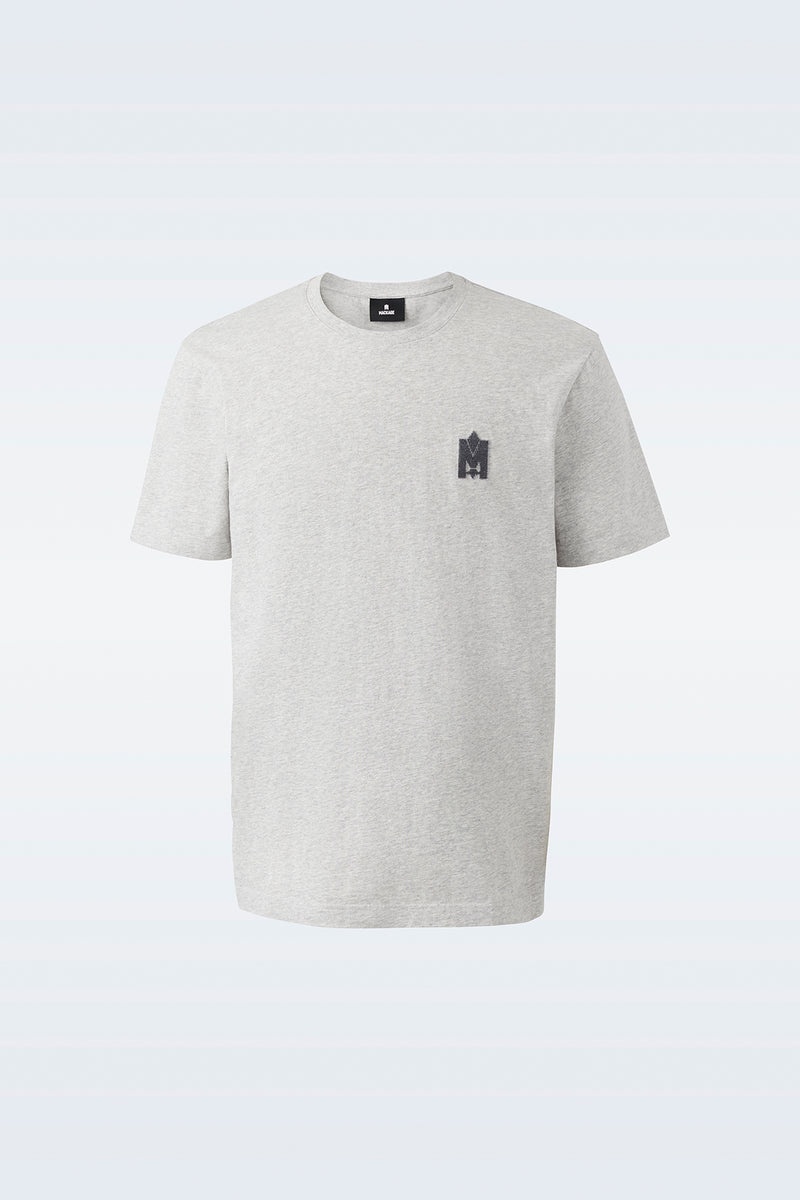 Mackage DEV with velvet logo T-Shirt Dam Ljusgrå | 854KGDESJ