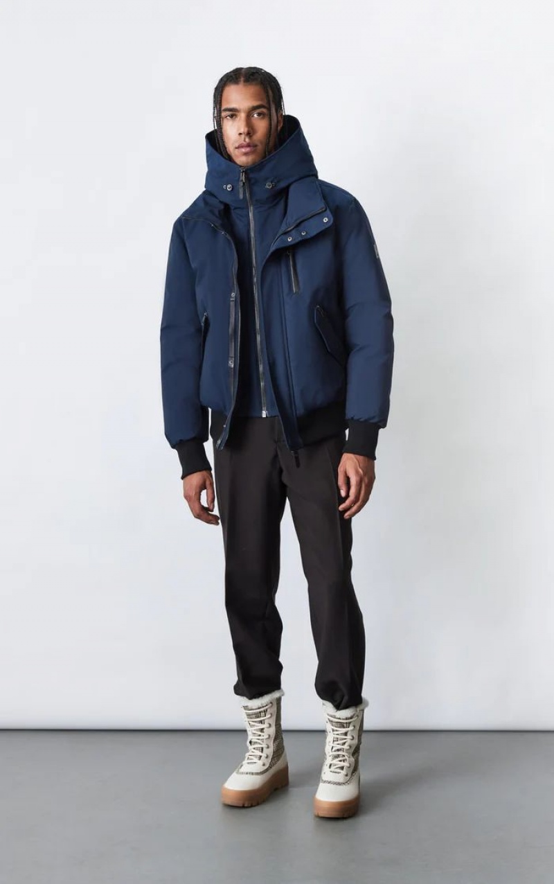 Mackage DIXON 2-In-1 down with hooded bib Bomberjacka Herr Marinblå | 745FXWNBG