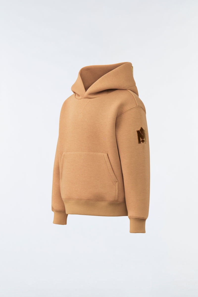 Mackage DRU Double-face jersey Hoodie Barn Bruna | 627OWLMYI