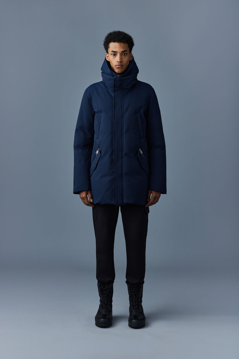 Mackage EDWARD 2-in-1 down with removable hooded bib Rockar Herr Marinblå | 923CQTYBE