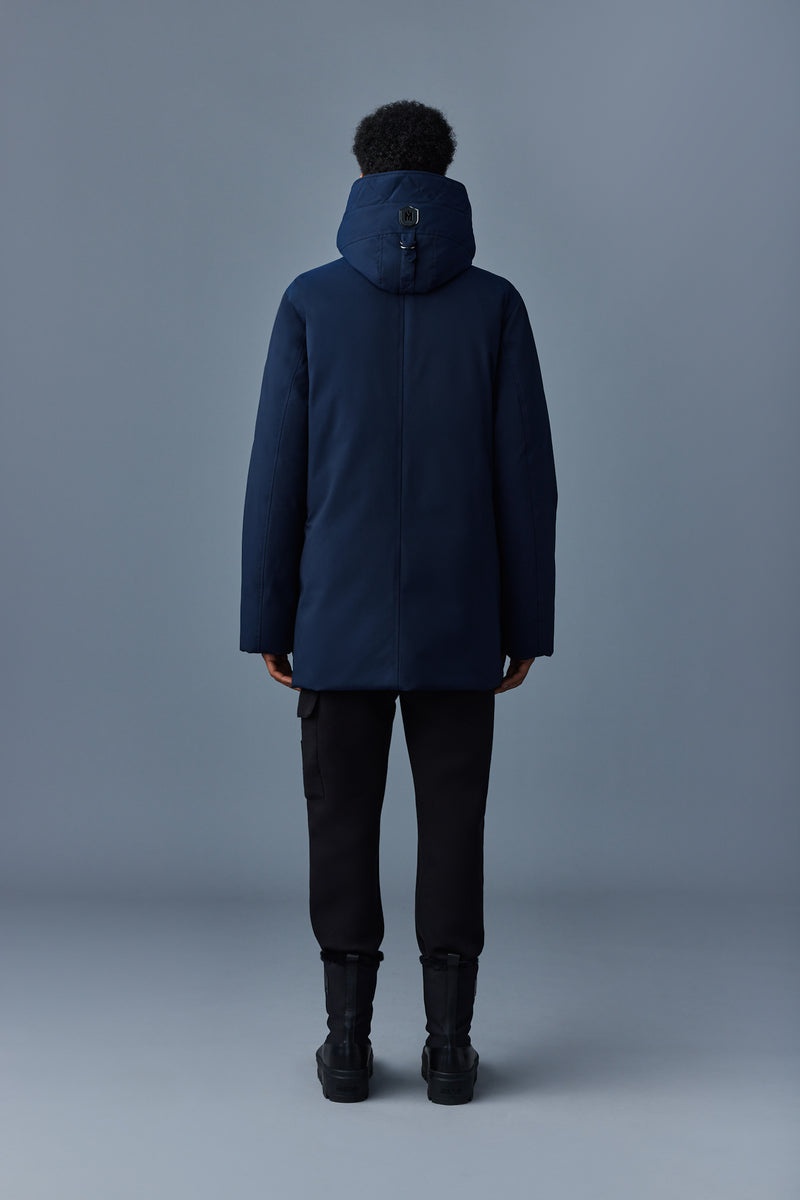 Mackage EDWARD 2-in-1 down with removable hooded bib Rockar Herr Marinblå | 923CQTYBE