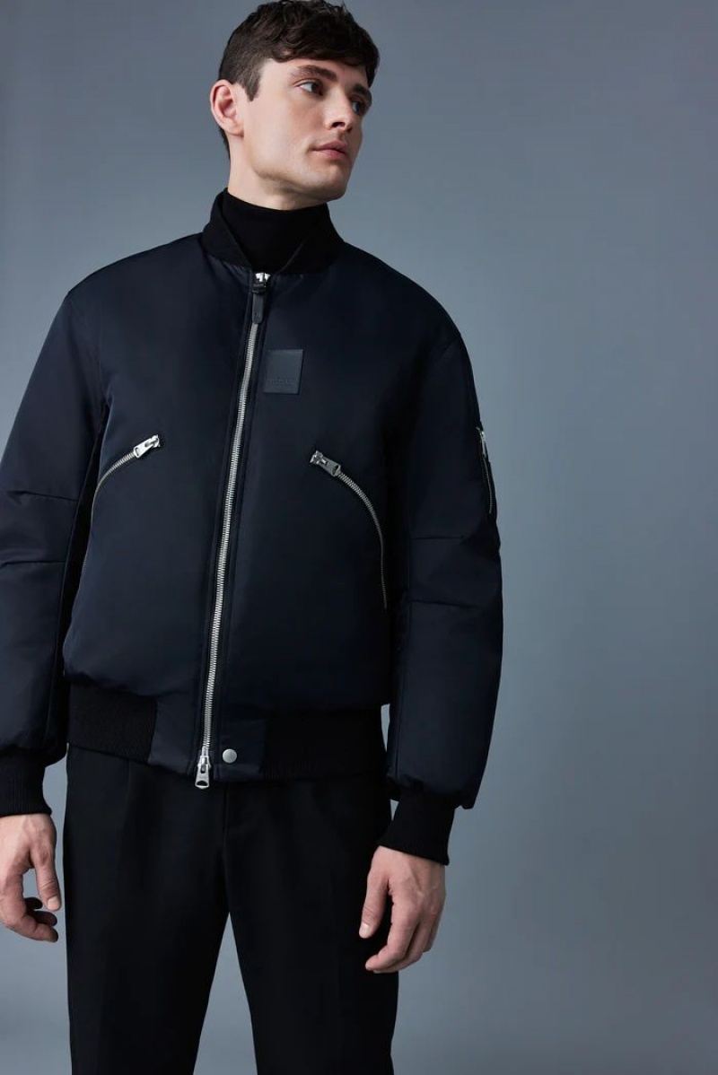 Mackage FRANCIS Down with shearling collar  Bomberjacka Herr Svarta | 370RPINBQ