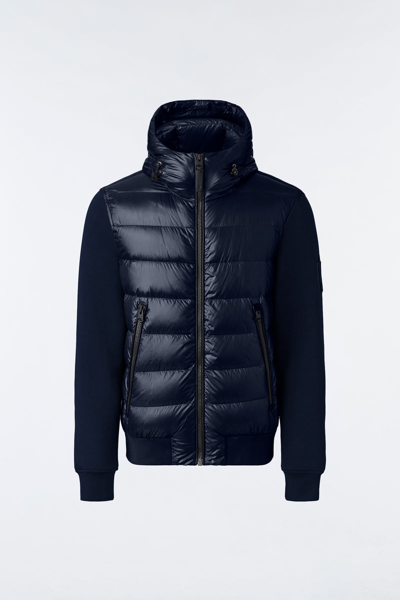 Mackage FRANK Double-face jersey with hood Bomberjacka Herr Marinblå | 280TGHEUB