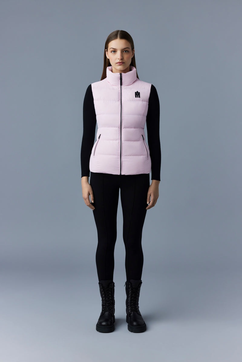 Mackage GISELA Stretch light down with stand collar Väst Dam Rosa | 346OQSYZR