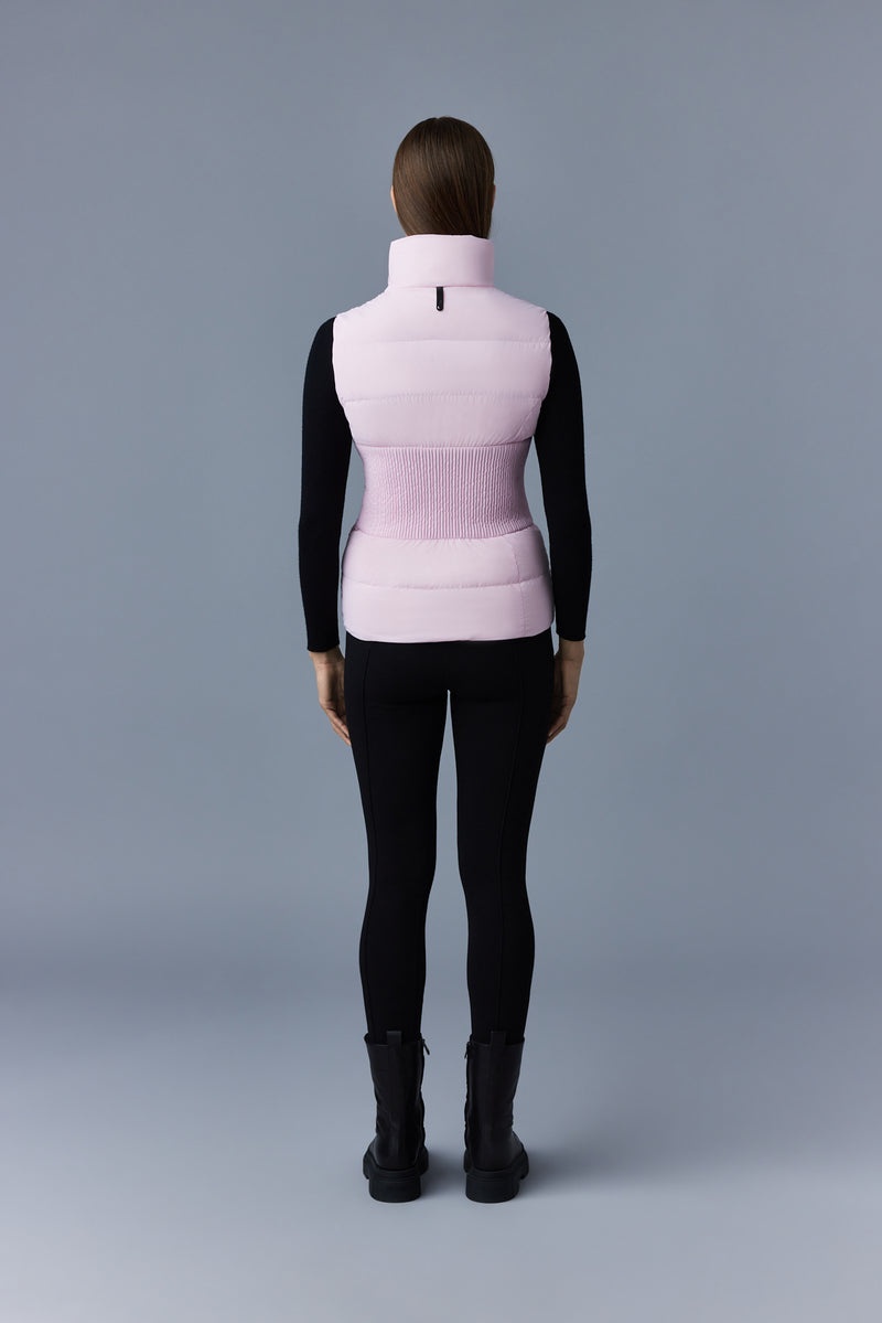 Mackage GISELA Stretch light down with stand collar Väst Dam Rosa | 346OQSYZR