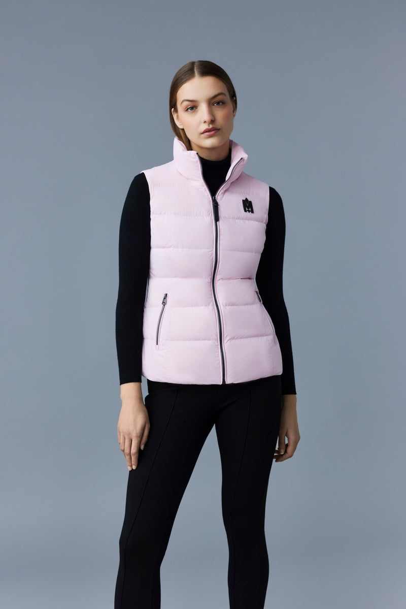 Mackage GISELA Stretch light down with stand collar Väst Dam Rosa | 346OQSYZR