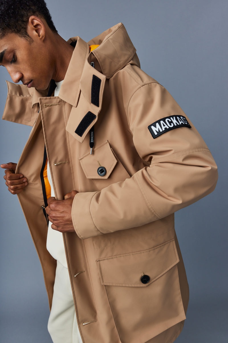 Mackage HARLEM Bonded Tech with hood Dunparka Herr Bruna | 823DYNRJC