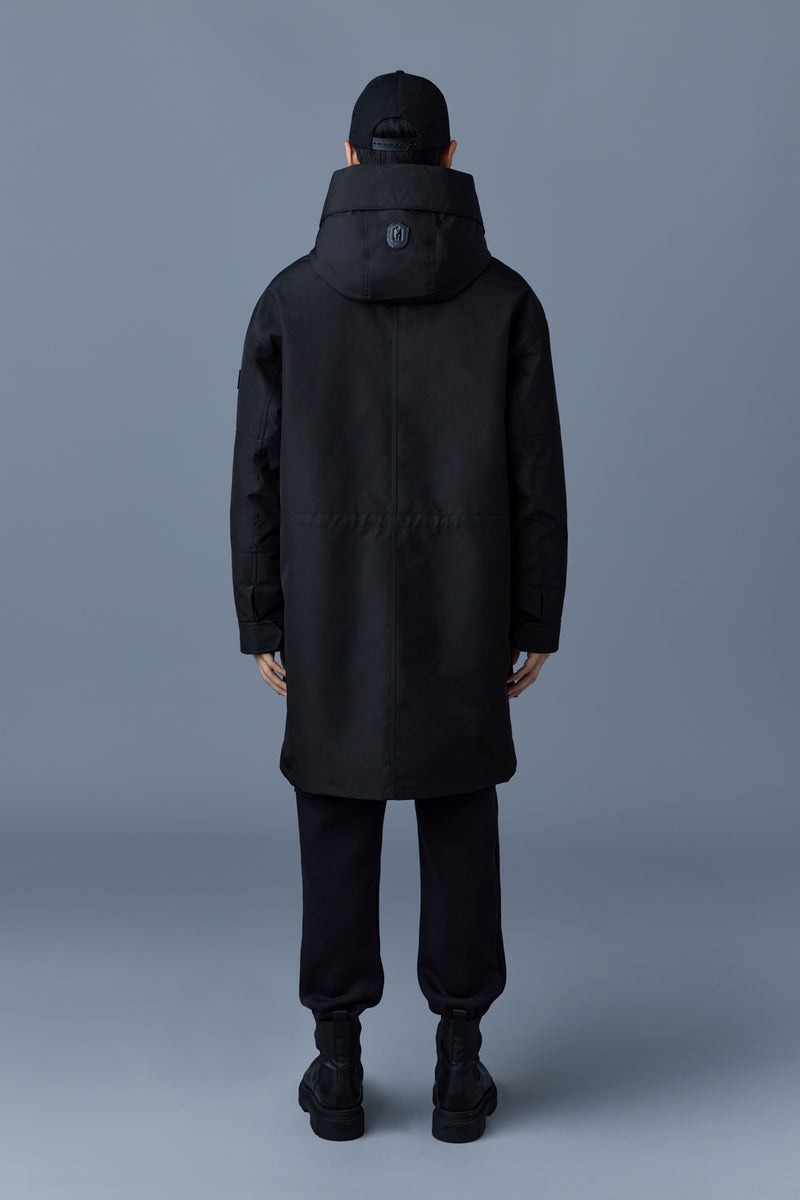 Mackage HARLEM Bonded Tech with hood Dunparka Herr Svarta | 937DYZHUJ