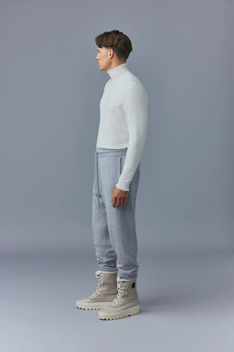 Mackage HARRISON Cashmere-blend Byxor Herr Ljusgrå | 306PQFLAS