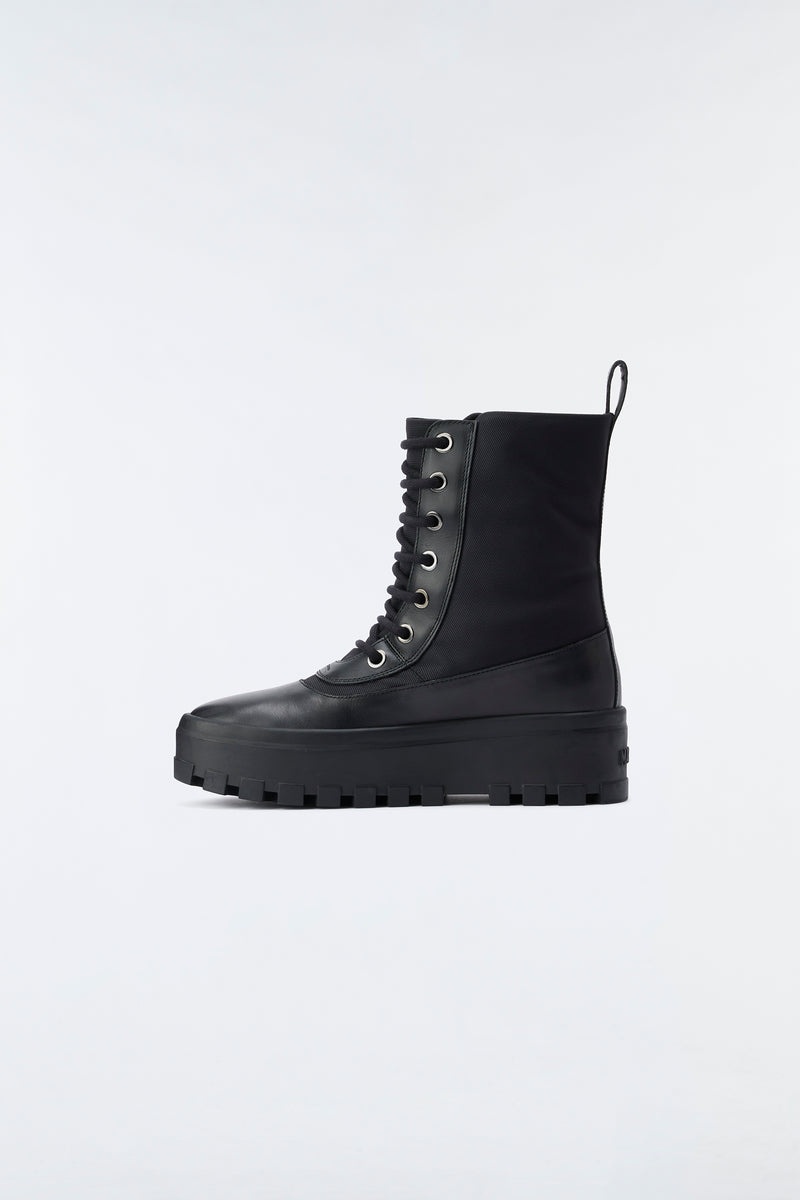 Mackage HERO unlined with signature lug tread sole Vinterkängor Dam Svarta | 502DYHPWN