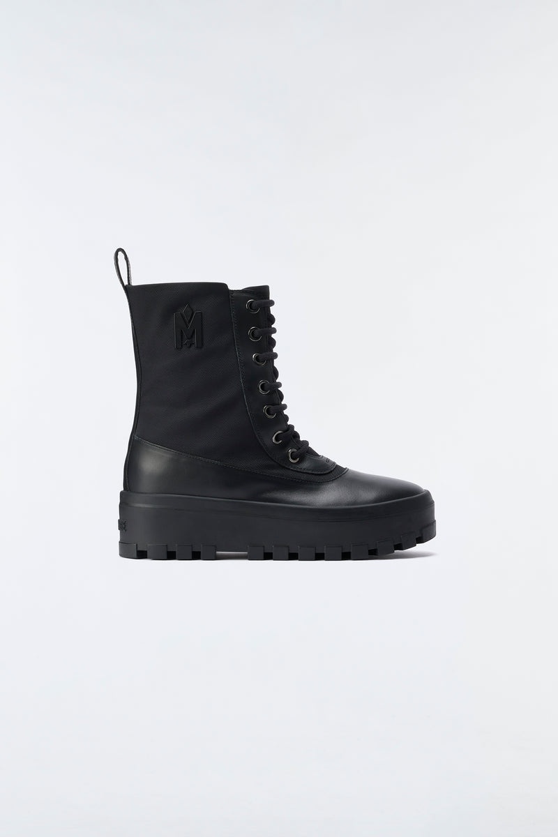 Mackage HERO unlined with signature lug tread sole Vinterkängor Dam Svarta | 502DYHPWN