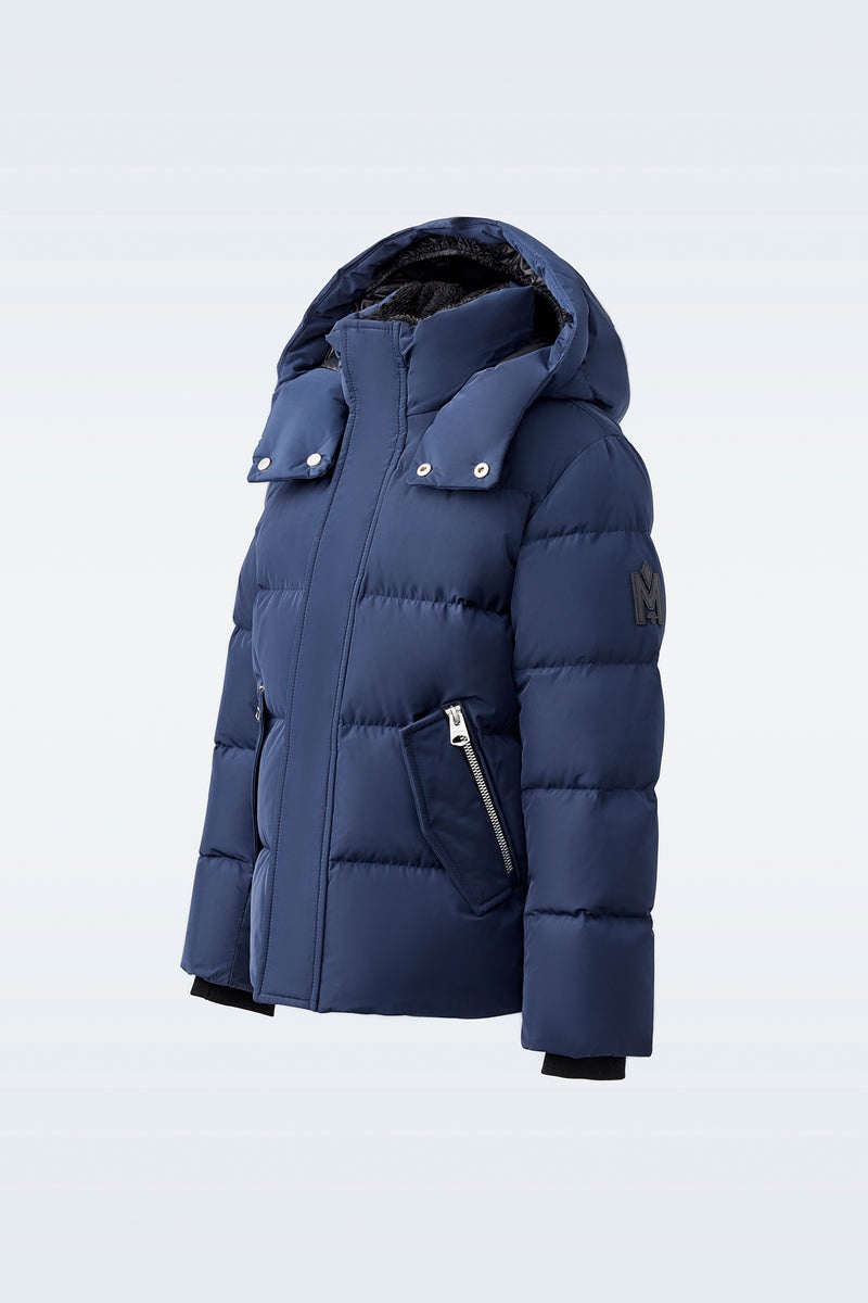 Mackage HUDSON Nano with removable hood Dunjackor Barn Marinblå | 486BIKMZF