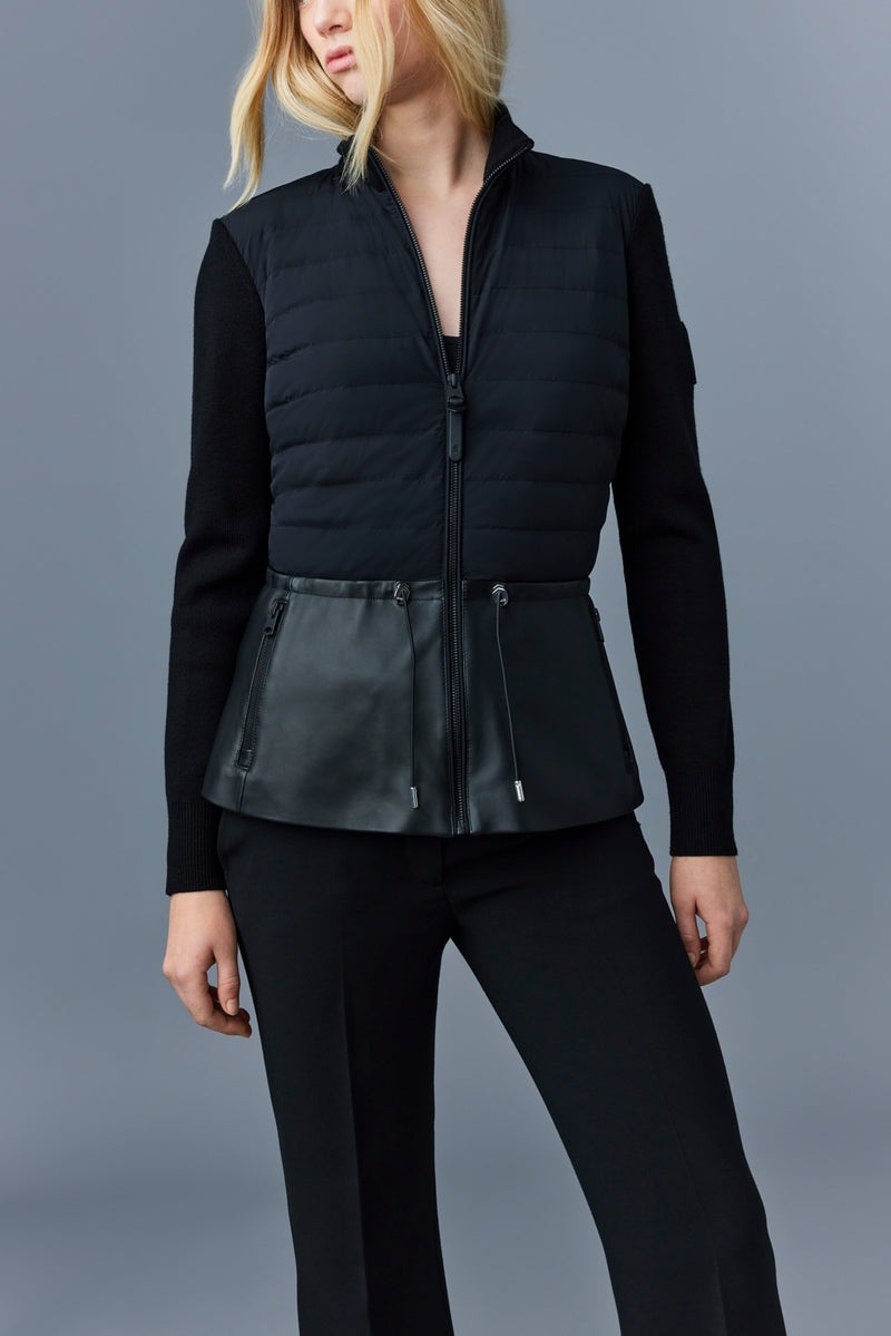 Mackage JOYCE with peplum Hybridjacka Dam Svarta | 954XPIWTD