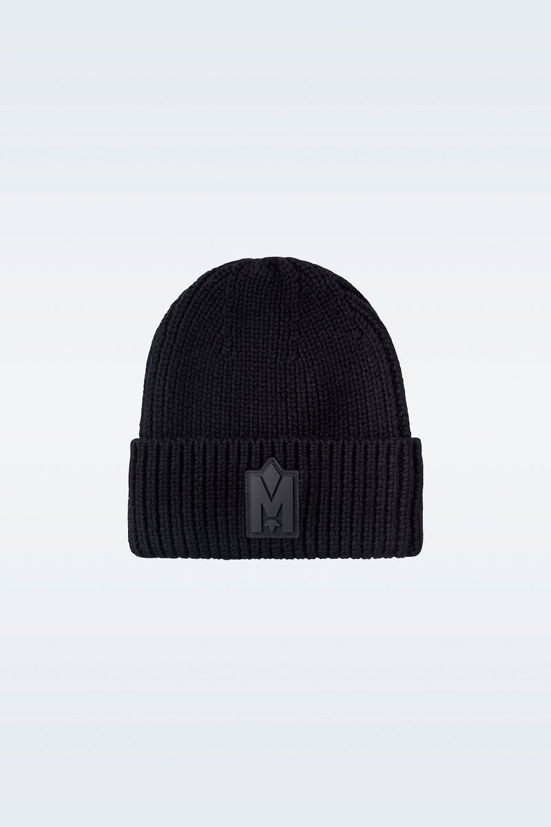 Mackage JUDE-MZ hand-knit toque with ribbed cuff Hatt Herr Svarta | 382UCQYSG