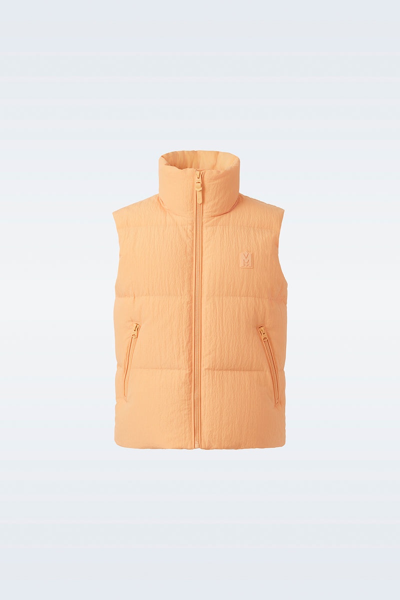 Mackage KANE-TR Tactile Ripstop Fabric with funnel collar Väst Herr Orange | 169CXGNIZ