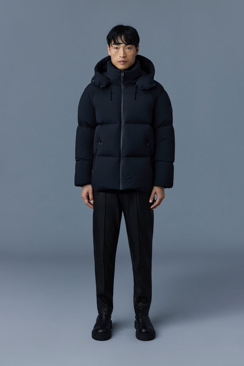 Mackage KENT Stretch matt with hood Dunjackor Herr Svarta | 127SUOVBG