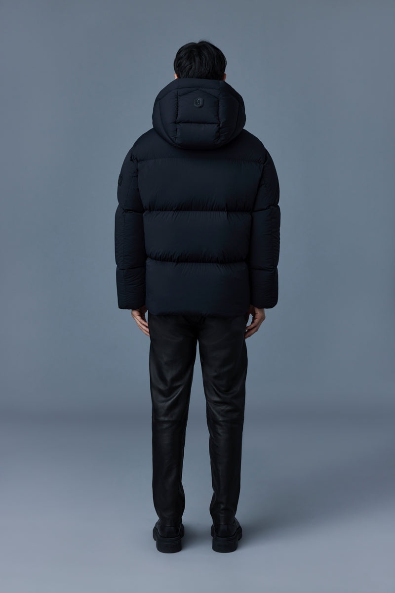 Mackage KENT Stretch matt with hood Dunjackor Herr Svarta | 127SUOVBG