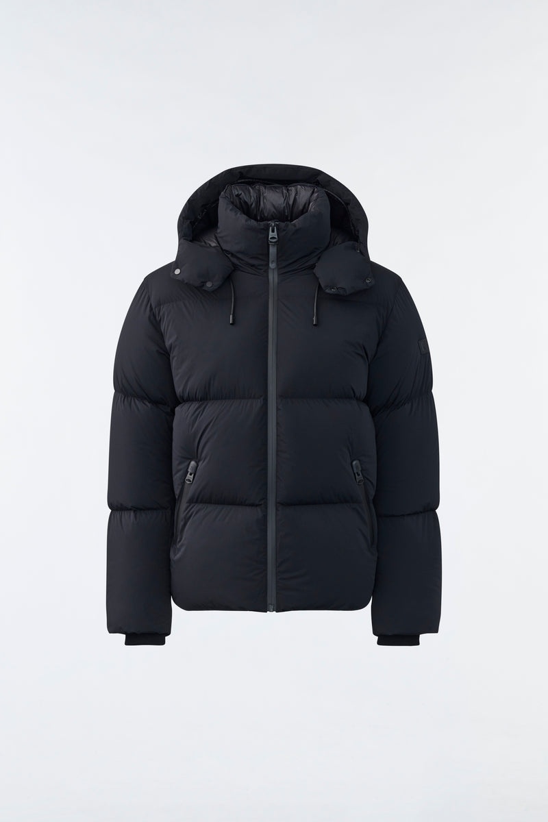 Mackage KENT Stretch matt with hood Dunjackor Herr Svarta | 127SUOVBG