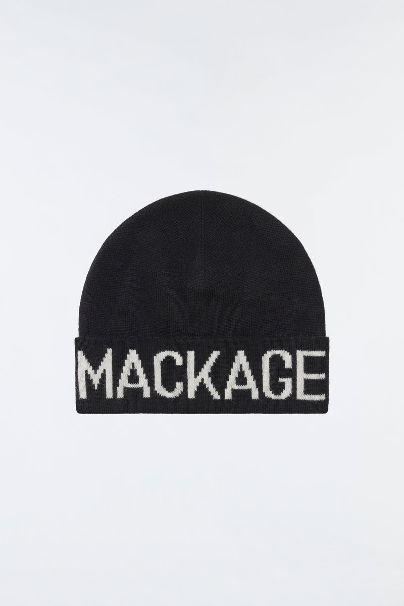 Mackage KIKO knit merino blend logo Tillbehör Barn Svarta | 350QRNXZL