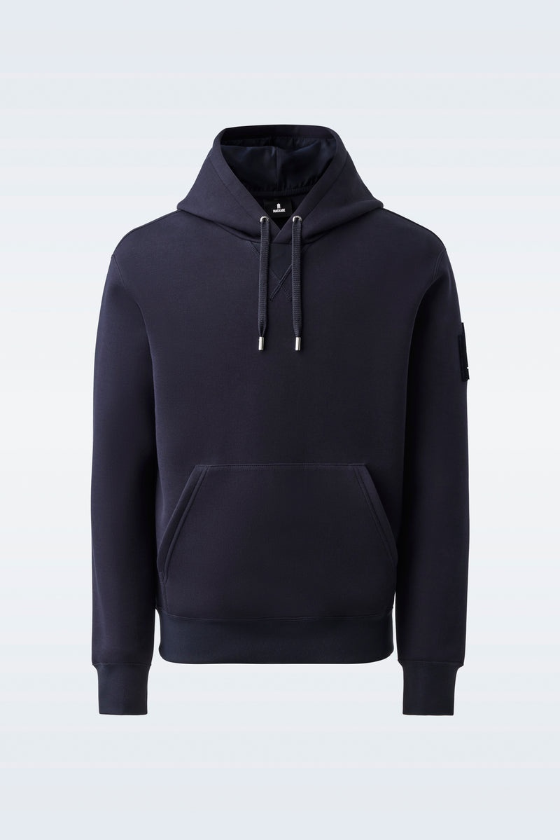 Mackage KRYS with velvet embroidery Hoodie Dam Marinblå | 925UDFOGE