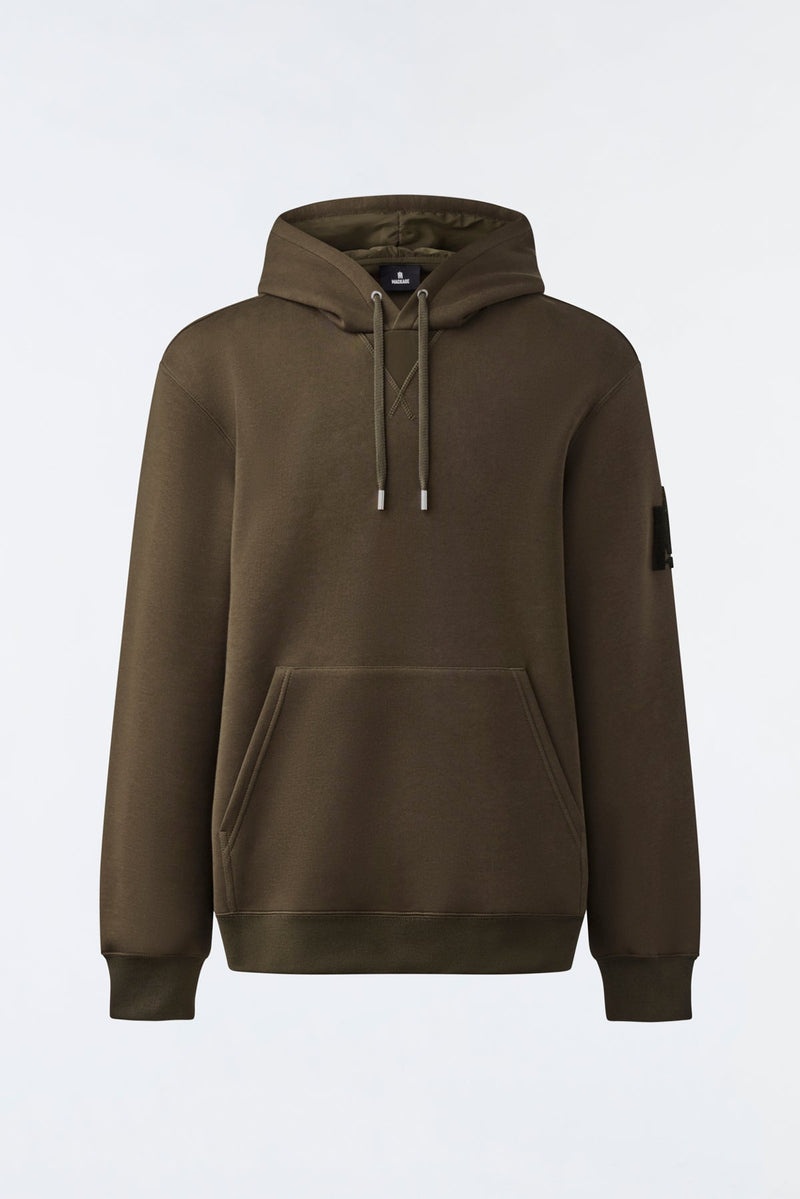 Mackage KRYS with velvet embroidery Hoodie Dam Mörkolivgröna | 108SMRNAV