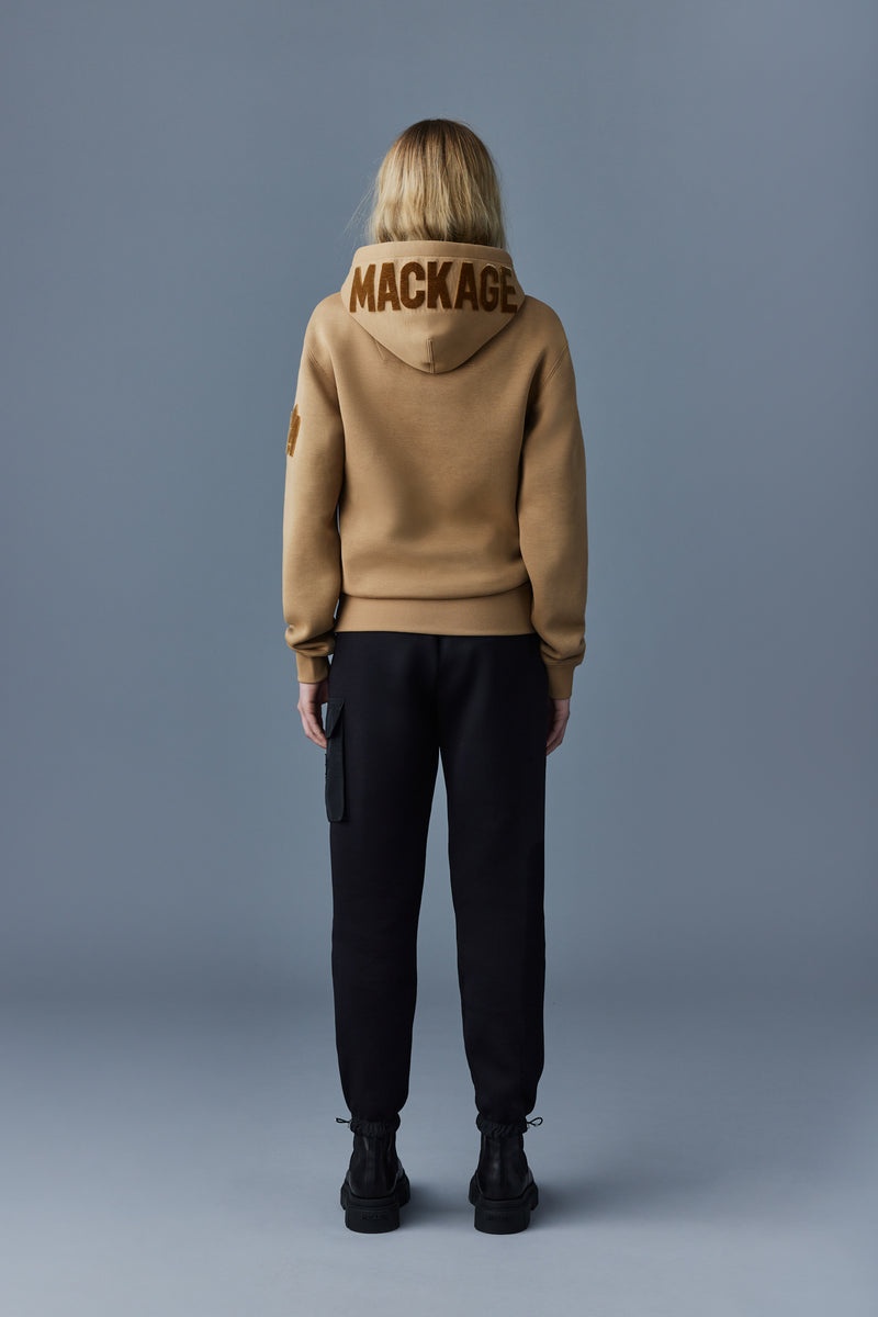 Mackage KRYS with velvet embroidery Hoodie Dam Bruna | 354DGWNBI