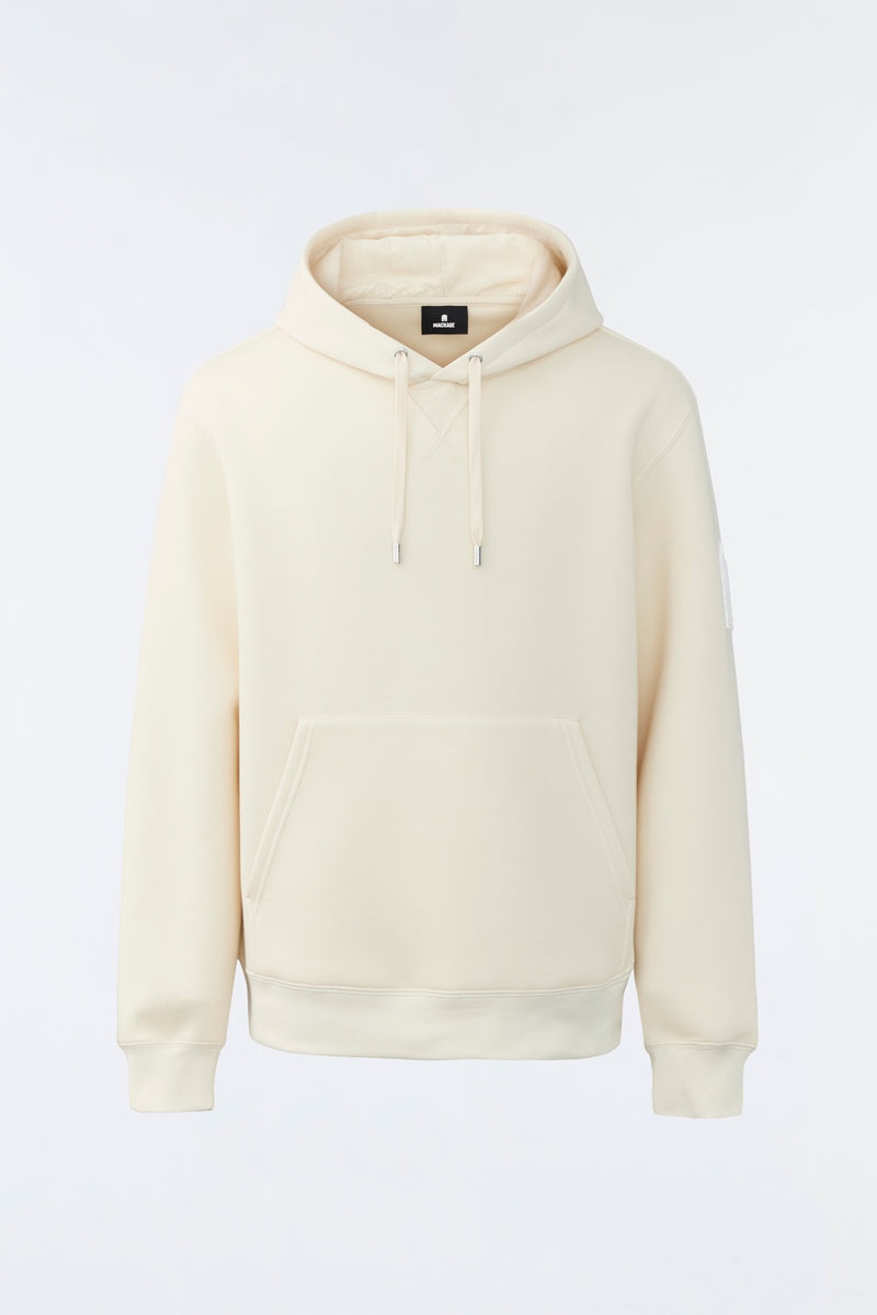 Mackage KRYS with velvet embroidery Hoodie Dam Beige | 092WYMRPZ