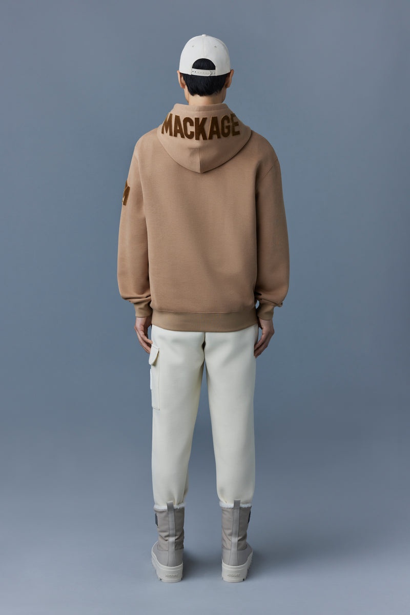 Mackage KRYS with velvet embroidery Hoodie Herr Bruna | 650MAXWSZ