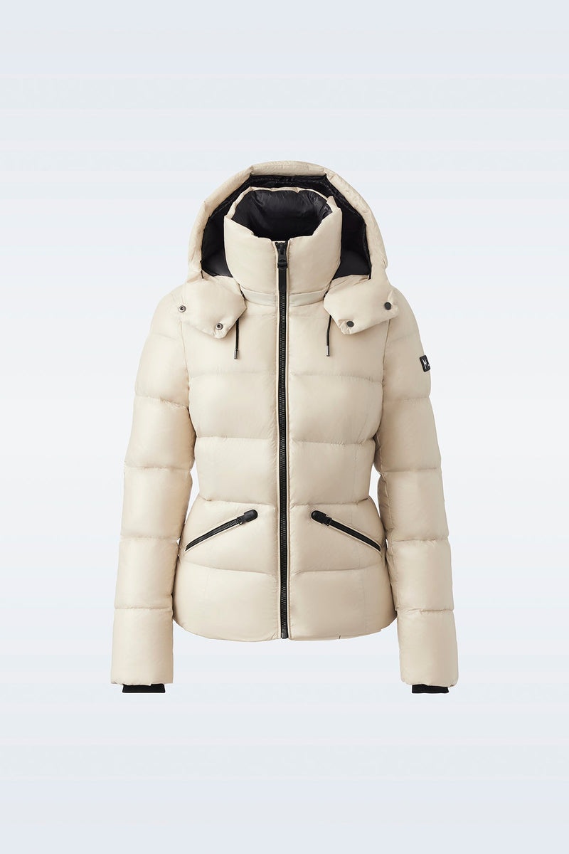 Mackage MADALYN lustrous light with hood Dunjackor Dam Ljuskhaki | 706URCEGB