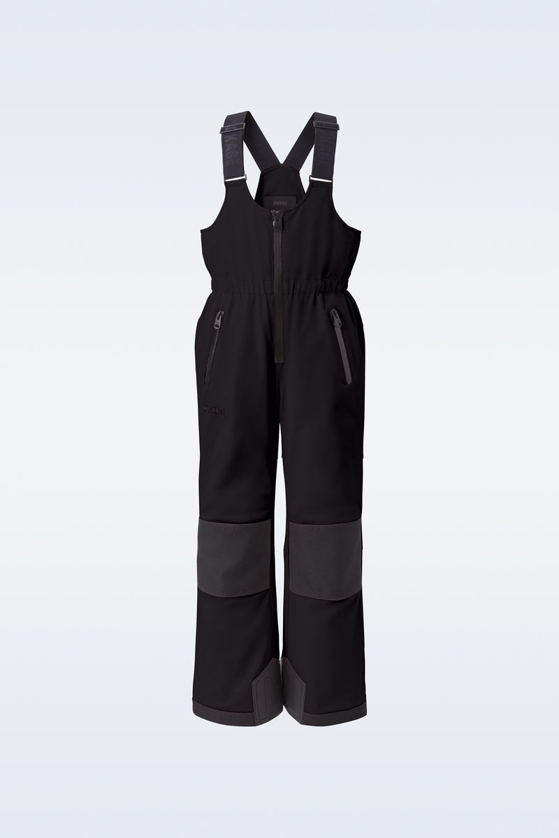 Mackage MYRON-Z Ski overalls with adjustable suspenders Byxor Barn Svarta | 613CJKTME