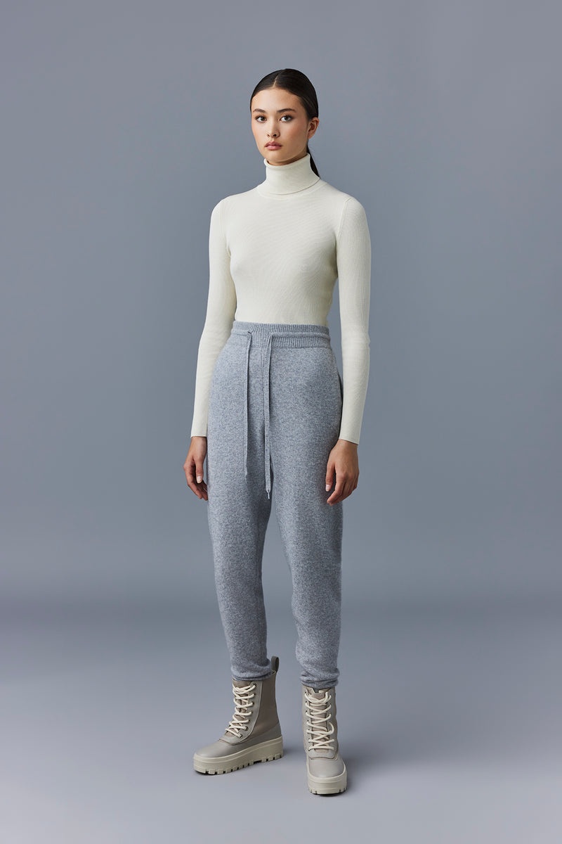 Mackage NATHALY Cashmere-blend Byxor Dam Grå | 814QBMAPU