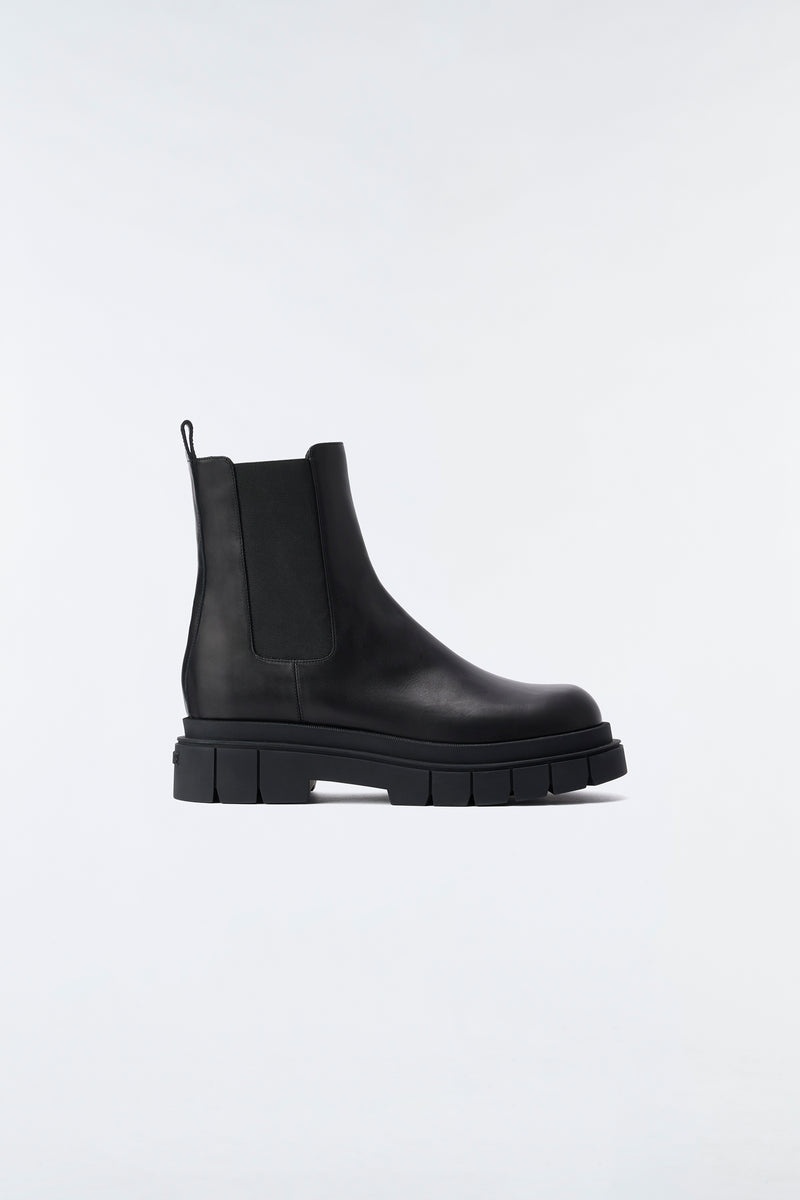 Mackage STORM unlined lug sole (R) Läder Vinterkängor Herr Svarta | 198ZVXJES