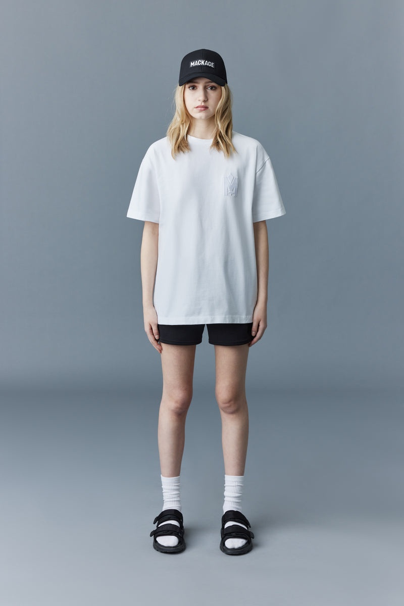 Mackage TEE with velvet logo T-Shirt Dam Vita | 140MXGDAJ