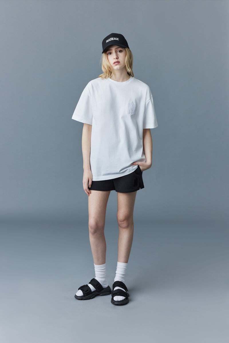 Mackage TEE with velvet logo T-Shirt Dam Vita | 140MXGDAJ