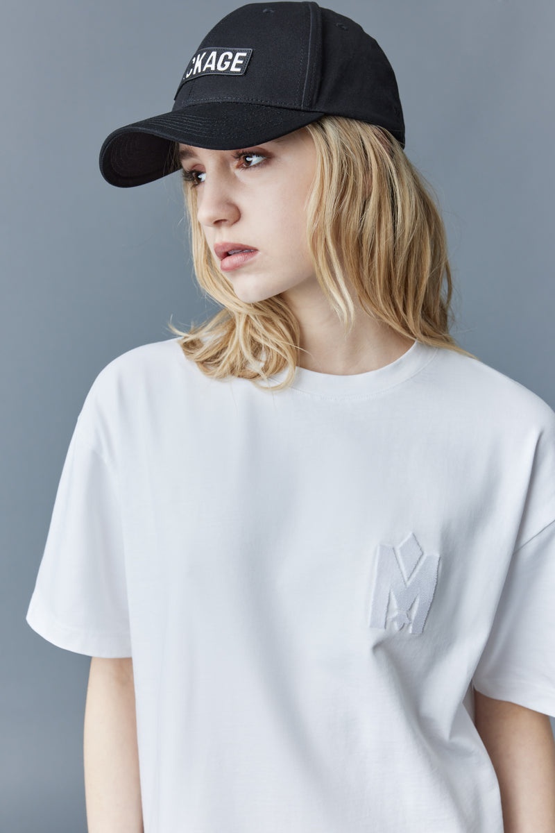 Mackage TEE with velvet logo T-Shirt Dam Vita | 140MXGDAJ