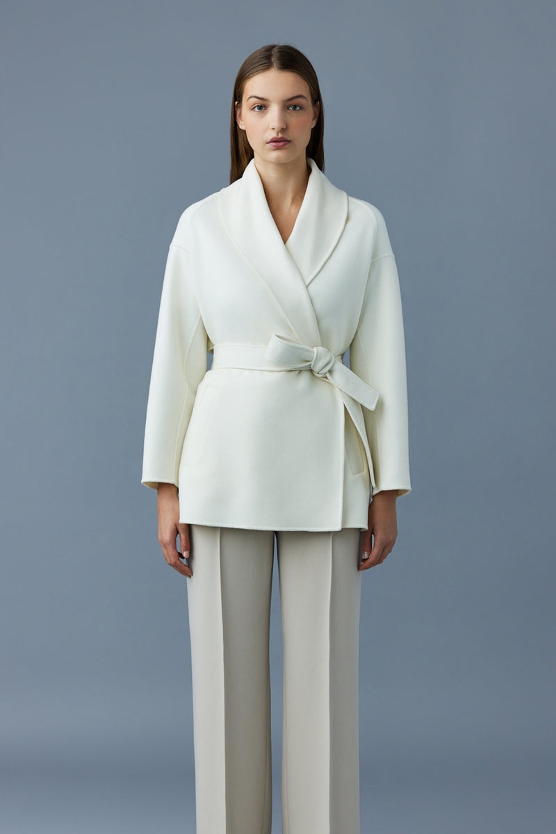 Mackage TYRA Double-Face wool robe Rockar Dam Vita | 365XSGOVD