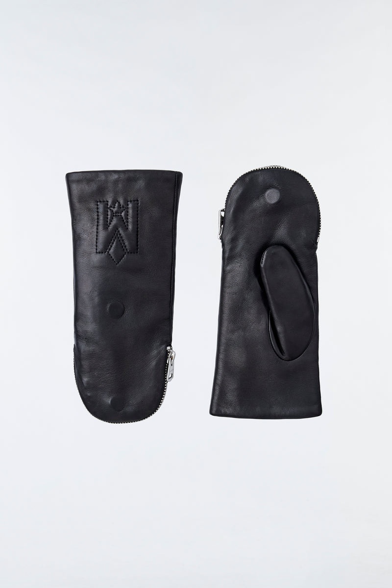 Mackage TYRESA Shearling mittens Handskar Dam Svarta | 569JUYVPO